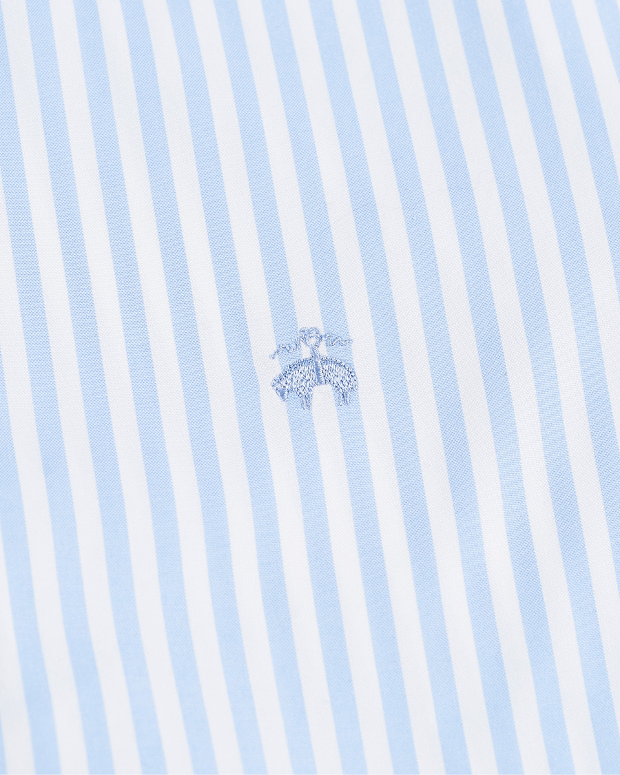 Herre | Skjorter | Brooks Brothers | Regent Fit Oxford Pinpoint Shirt Light Blue Stripe