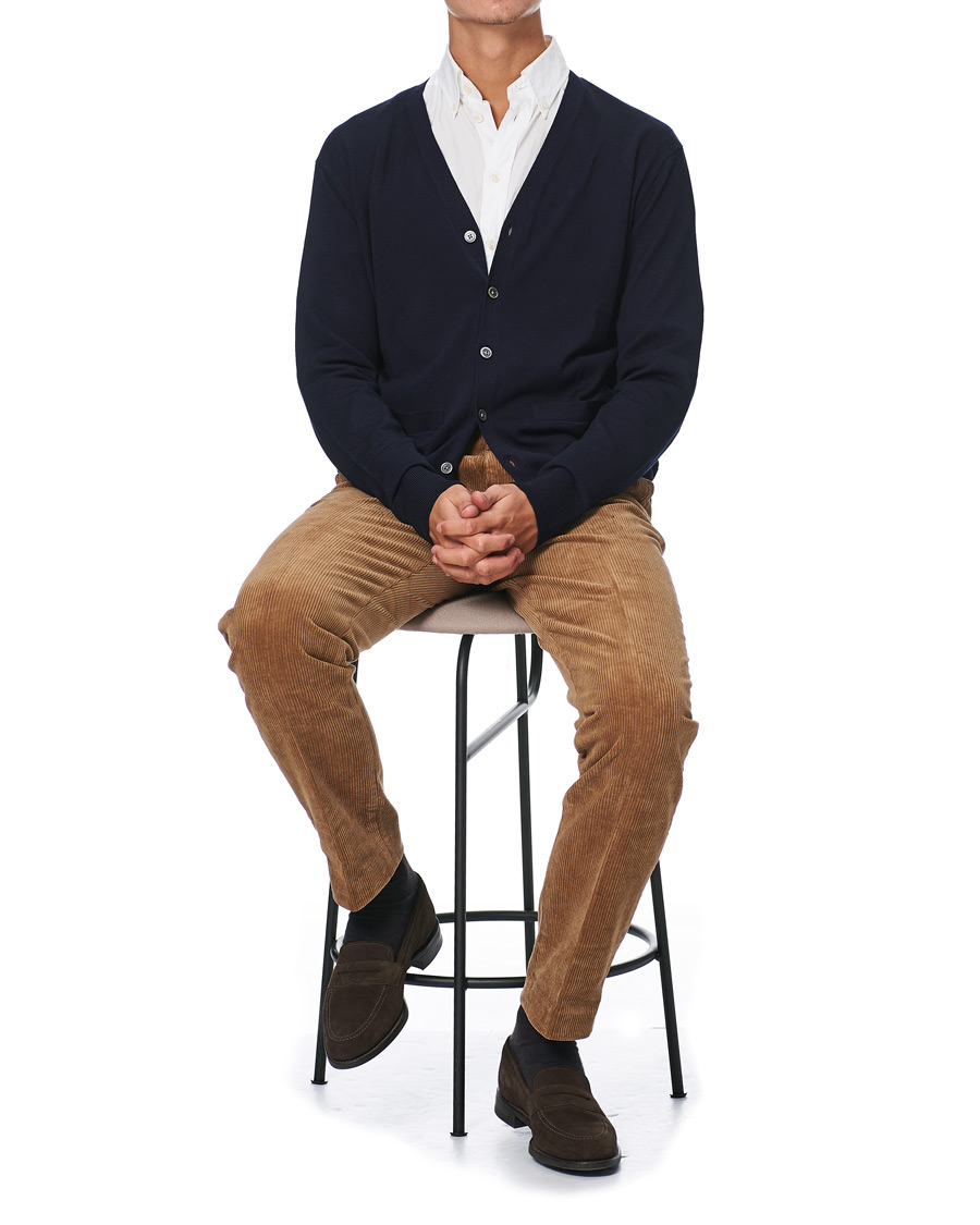 Herre | Bukser | Brooks Brothers | Milano Fit Corduroy Trousers Camel