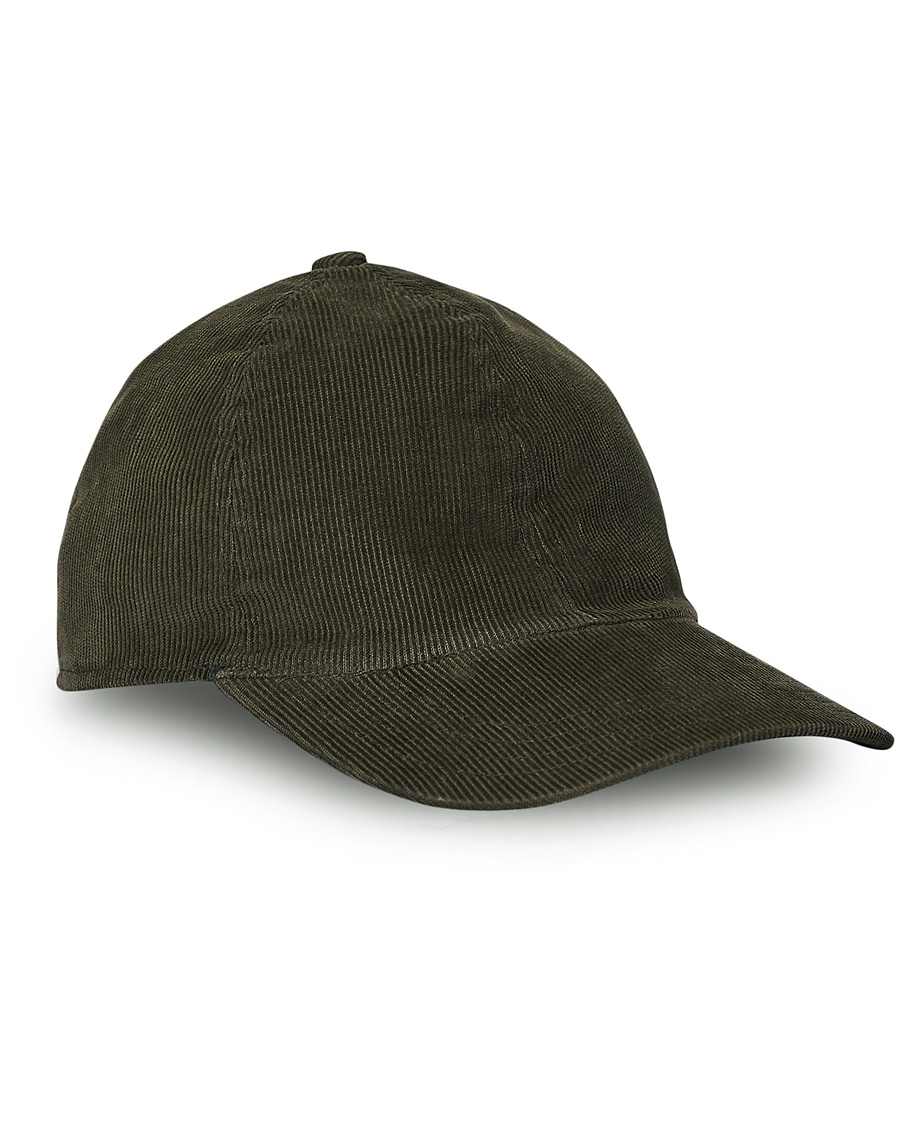 Herre | Brooks Brothers Kids Corduroy Baseball Cap Olive | Brooks Brothers | Kids Corduroy Baseball Cap Olive