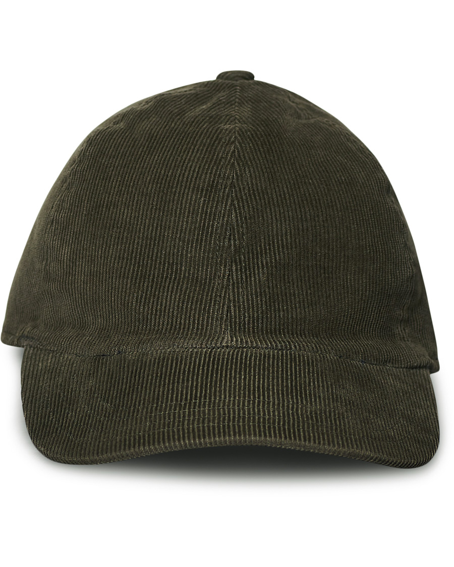 Herre | Brooks Brothers Kids Corduroy Baseball Cap Olive | Brooks Brothers | Kids Corduroy Baseball Cap Olive