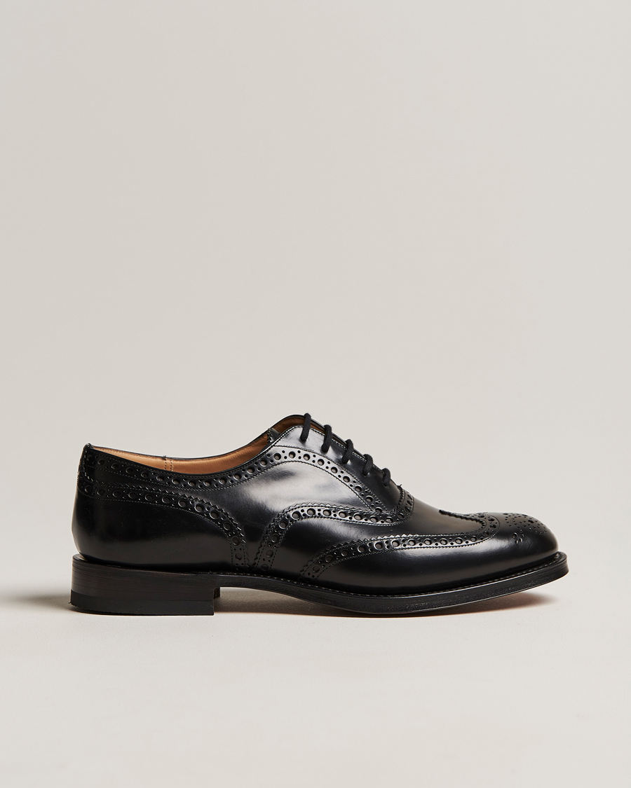 Herre | Church's Burwood Polished Binder Brogue Black | Church's | Burwood Polished Binder Brogue Black