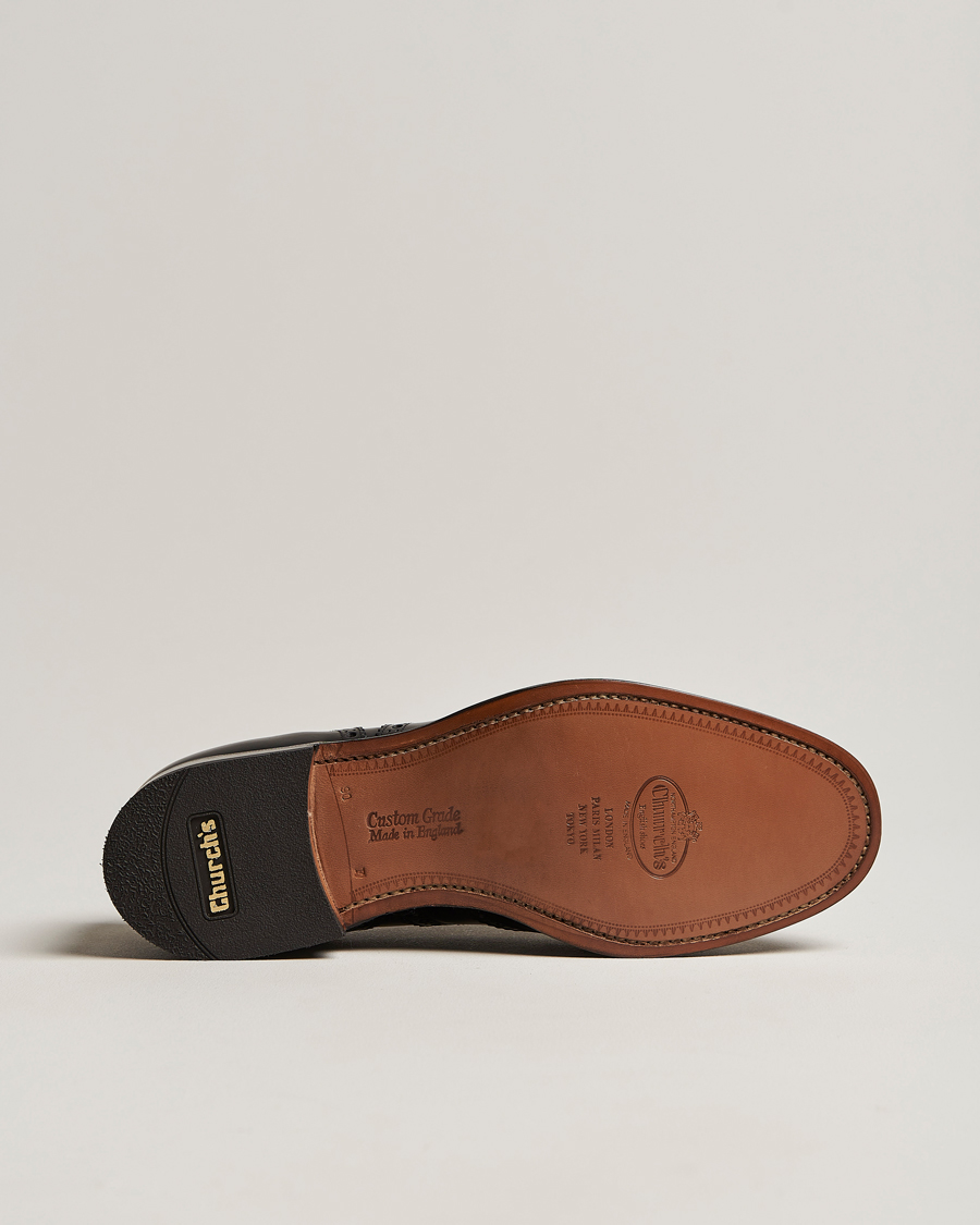Herre | Church's Burwood Polished Binder Brogue Black | Church's | Burwood Polished Binder Brogue Black