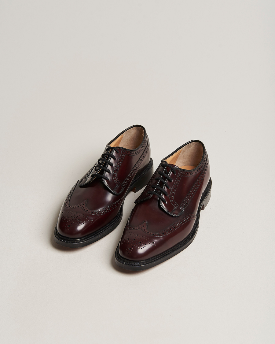 Herre | Håndlagde sko | Church\'s | Grafton Polished Binder Brogue Burgundy