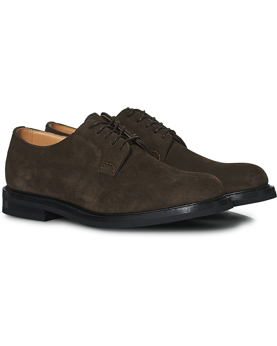 Herre | Church's Shannon Suede Derby Brown | Church's | Shannon Suede Derby Brown