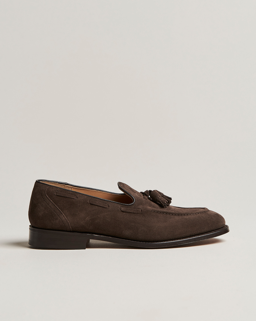 Herre | Loafers | Church's | Kingsley Suede Tassel Loafer Brown