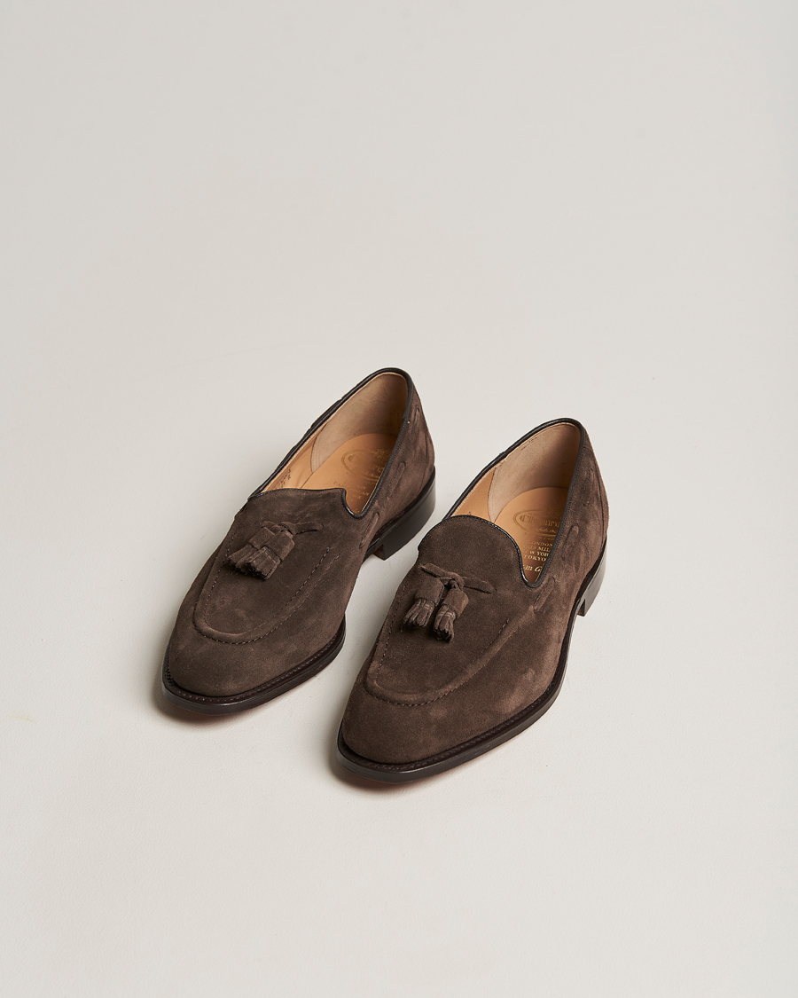 Herre | Avdelinger | Church's | Kingsley Suede Tassel Loafer Brown