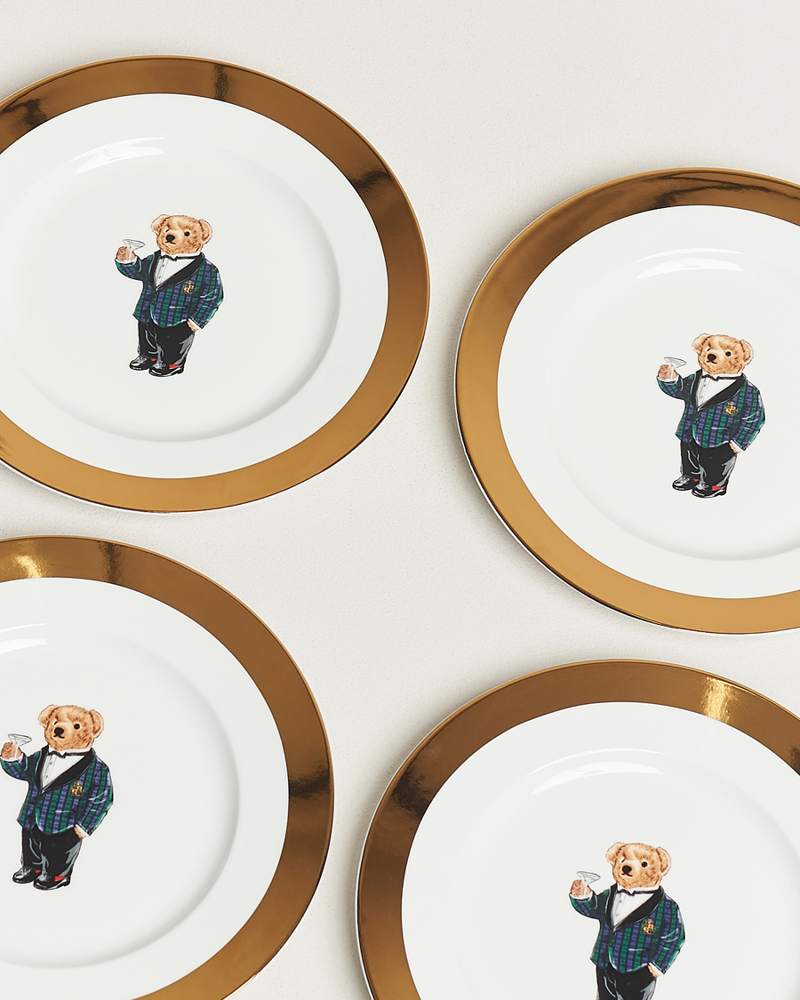 Herre | Ralph Lauren Home | Ralph Lauren Home | Thompson Polo Bear Dessert Plate Set