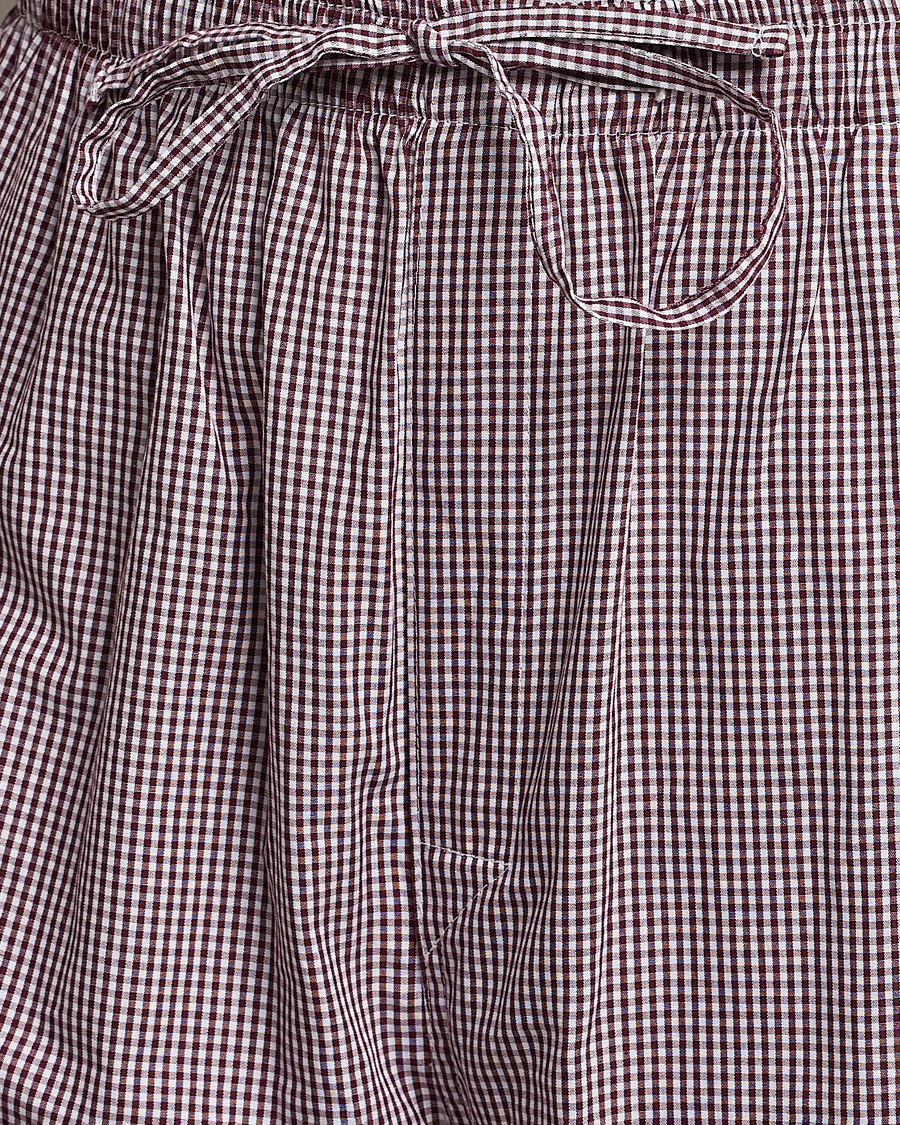 Herre | Pyjamaser og badekåper | Nufferton | Alf Checked Pyjama Set Brown/White