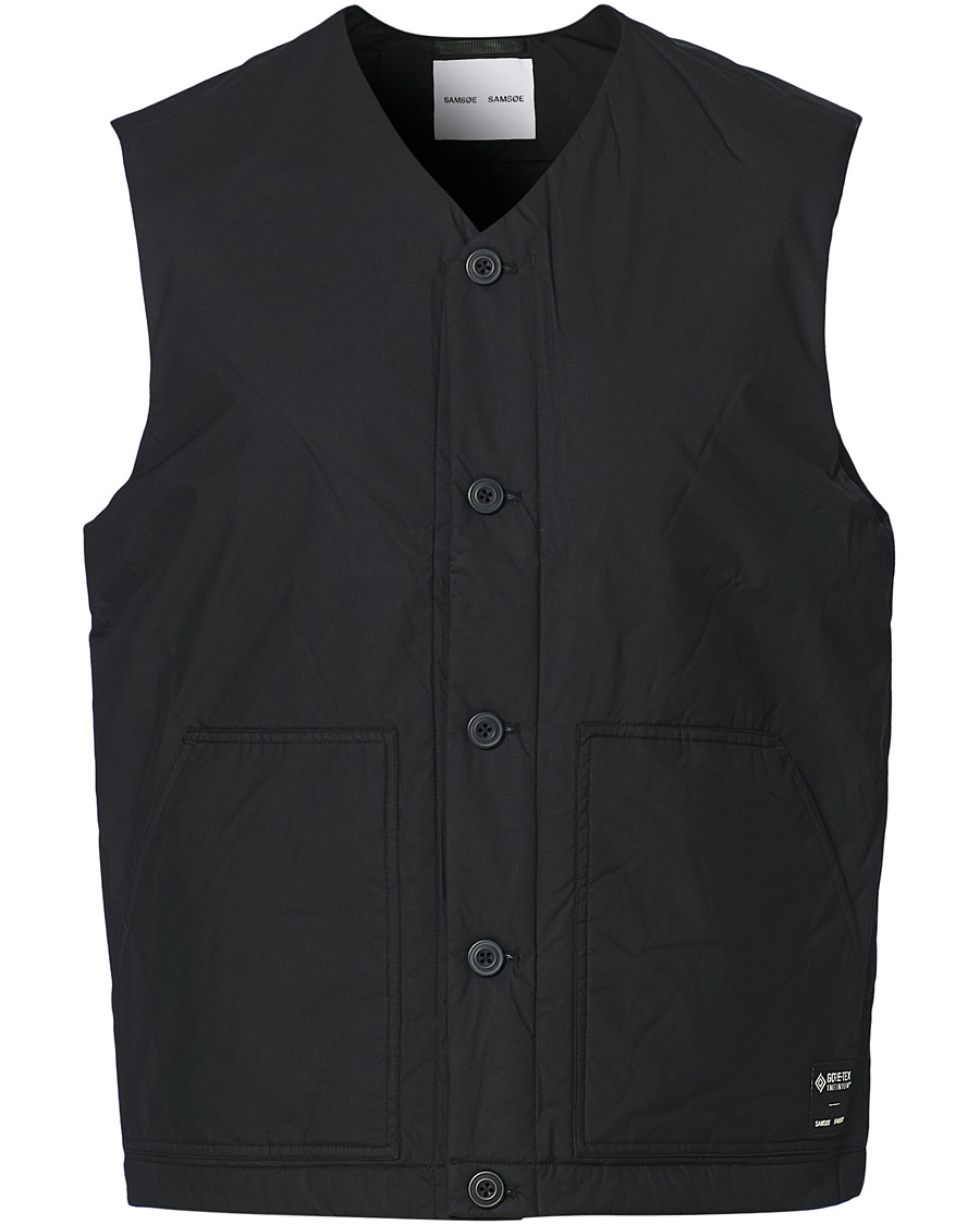 Herre | Jakker | Samsøe Samsøe | Samsøe & Samsøe Tom Gore-Tex Vest Black