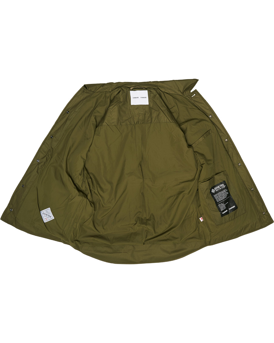 Herre | Jakker | Samsøe Samsøe | Samsøe & Samsøe Tony Gore-Tex Shirt Jacket Ivy Green
