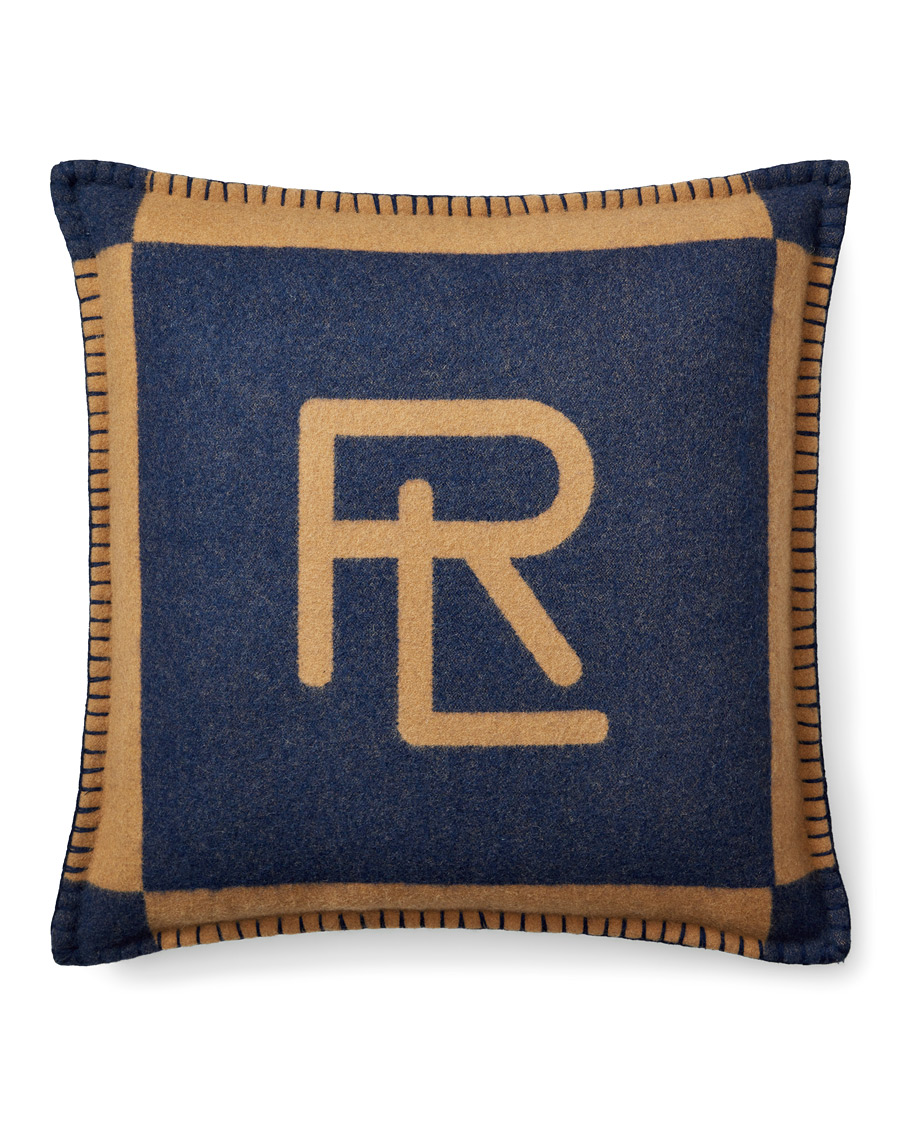 Herre |  | Ralph Lauren Home | Northam Throw Pillow Camel/Navy