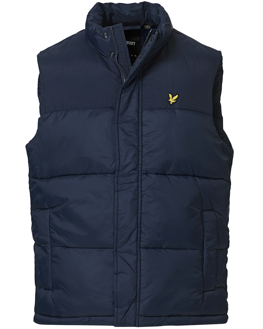 Herre | Jakker | Lyle & Scott | Wadded Gilet Vest Dark Navy