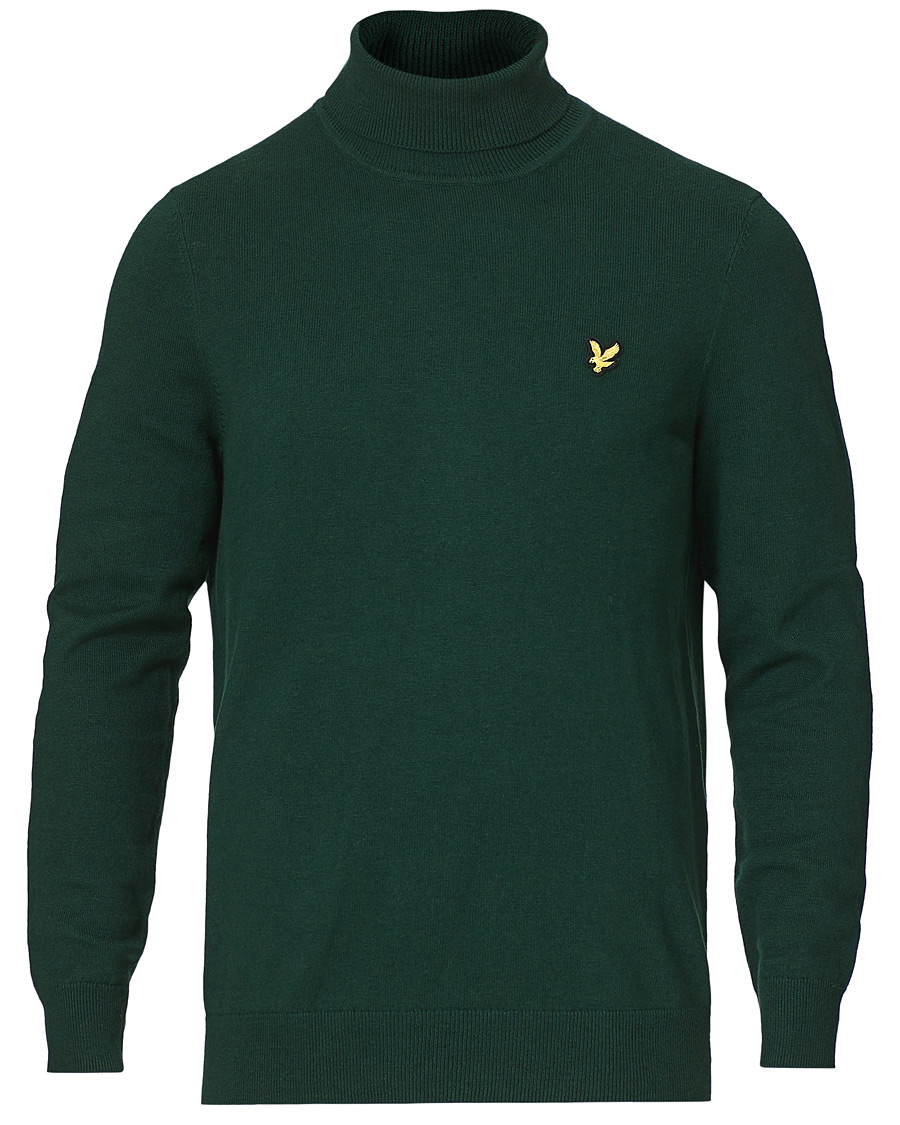 Herre | Gensere | Lyle & Scott | Rollneck Dark Green