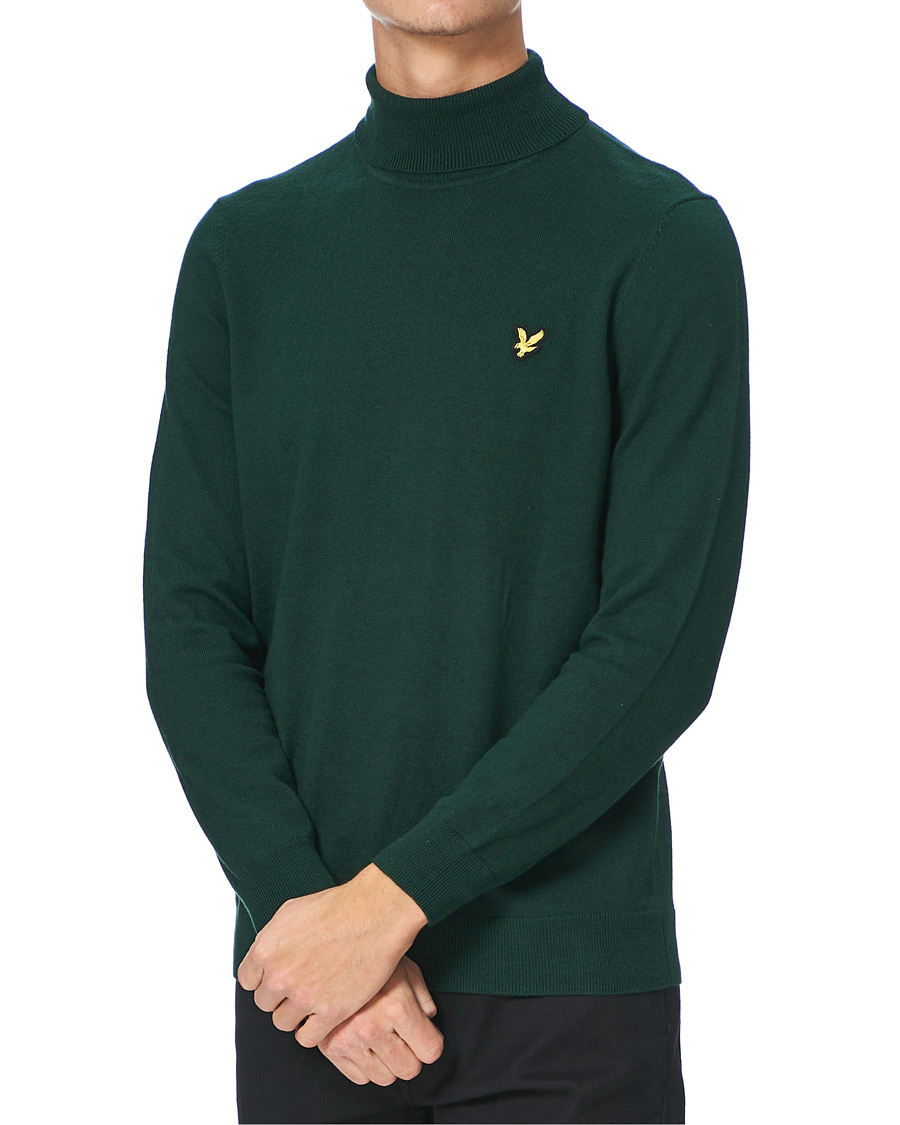 Herre | Gensere | Lyle & Scott | Rollneck Dark Green
