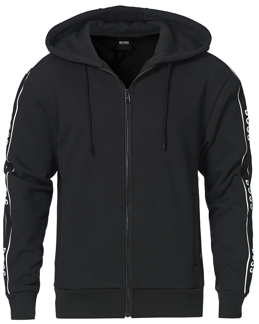 Herre | Gensere | BOSS BLACK | BOSS Seeger Unwrapped Full Zip Hoodie Black