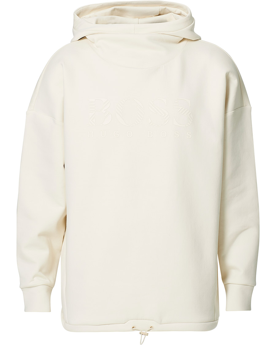 Herre | Gensere | BOSS GREEN | BOSS Athleisure Soody Iconic Logo Hoodie Open White