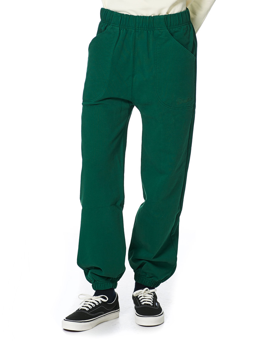 Herre | Bukser | Drake's | Cotton Jogging Bottoms Green
