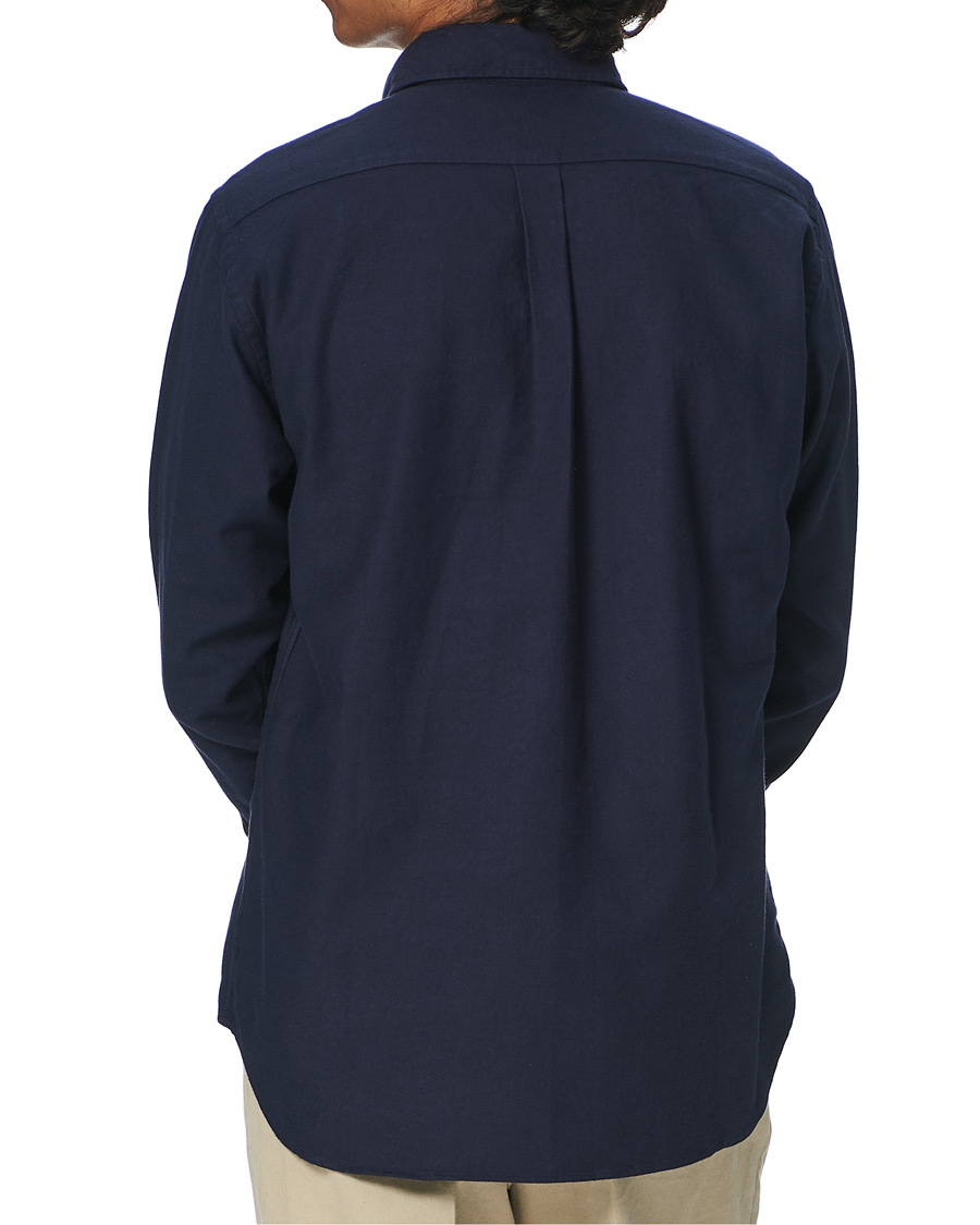 Herre | Skjorter | Drake's | The Work Twill Shirt Navy