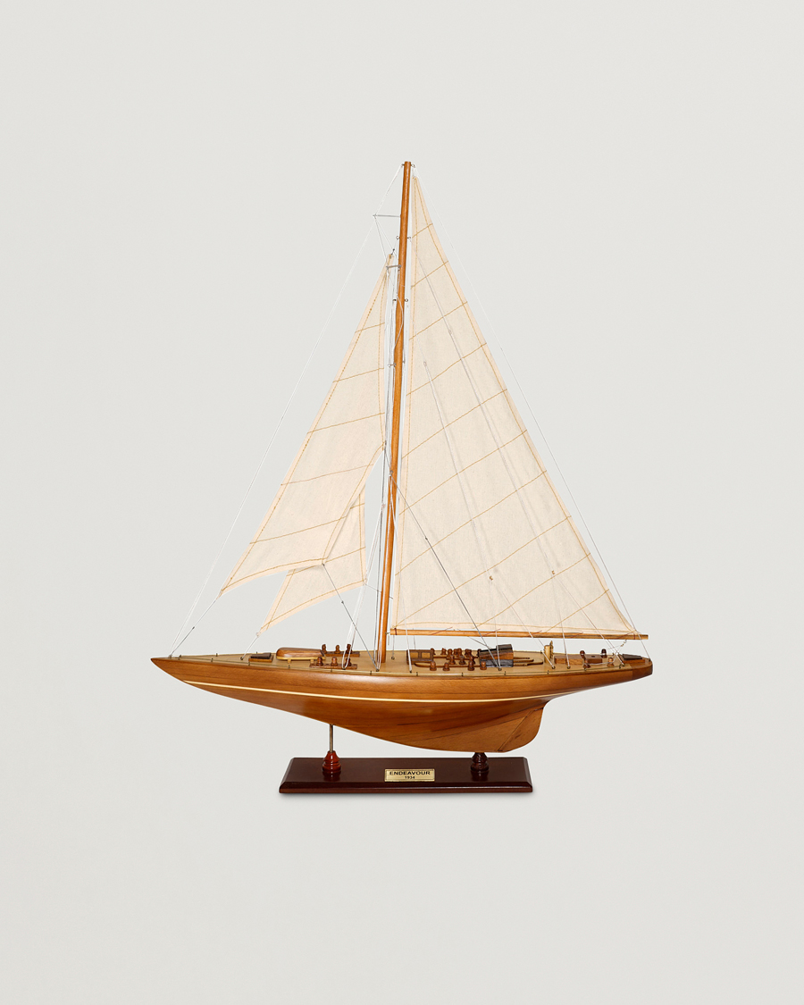 Herre | Pyntegjenstander | Authentic Models | Endeavour Yacht Classic Wood