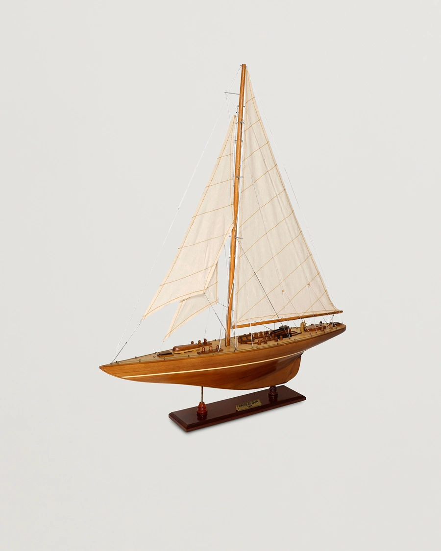 Herre | Pyntegjenstander | Authentic Models | Endeavour Yacht Classic Wood