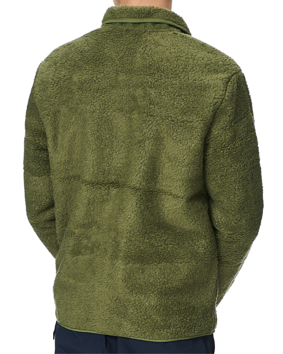 Herre | Gensere | Polo Ralph Lauren | Bonded Sherpa Full-Zip Sweater Army Olive