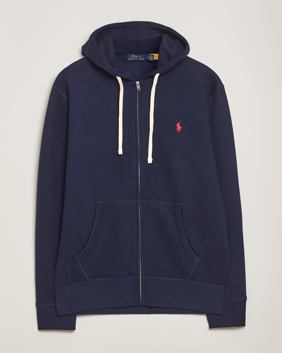 Herre | Gensere | Polo Ralph Lauren | Fleece Full Zip Hoodie Cruise Navy
