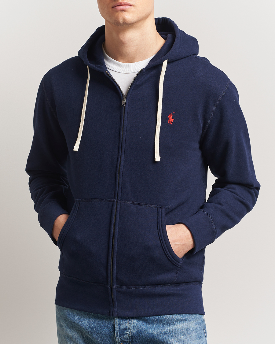 Herre | Gensere | Polo Ralph Lauren | Fleece Full Zip Hoodie Cruise Navy