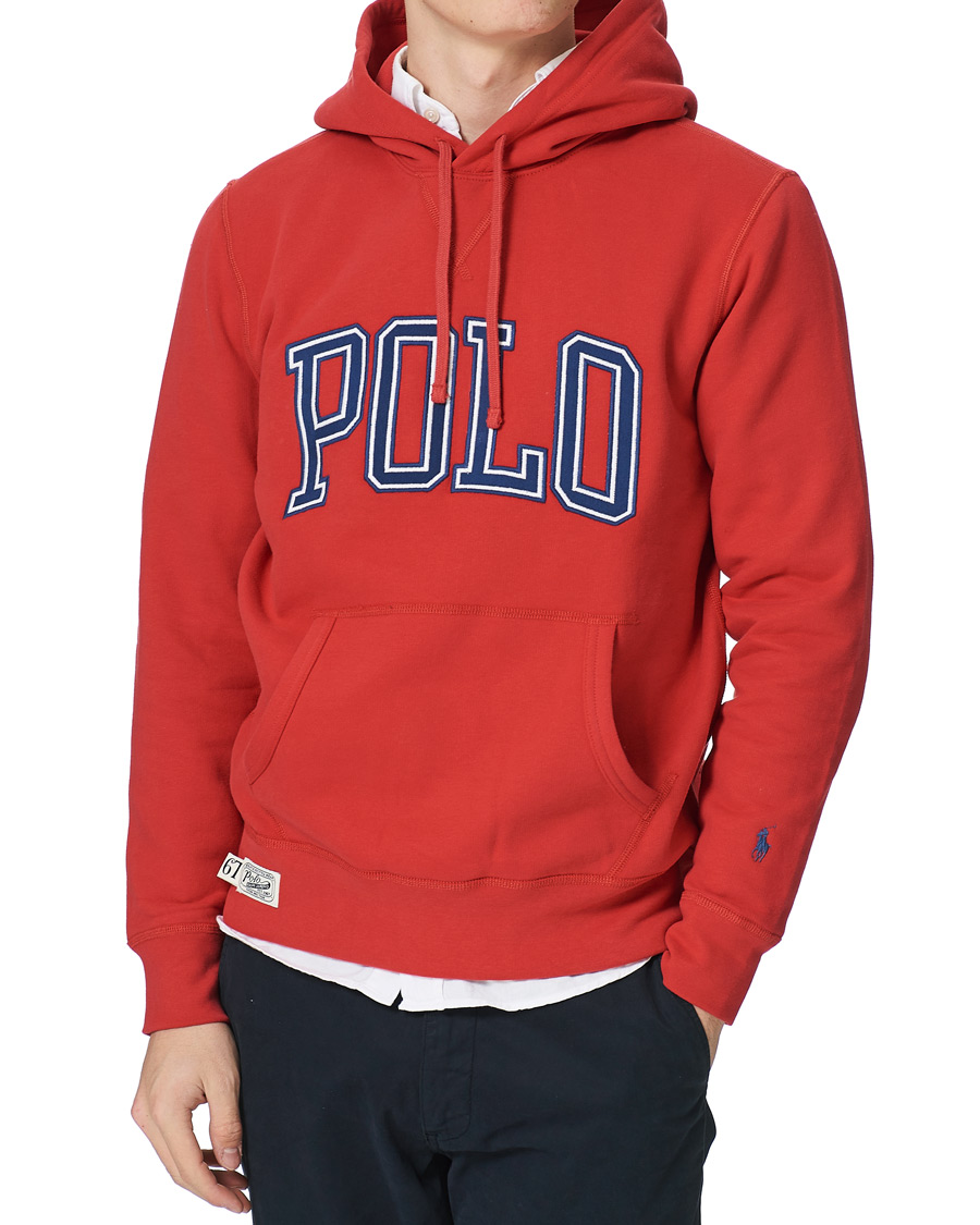 Herre | Gensere | Polo Ralph Lauren | Logo Hoodie Starboard Red