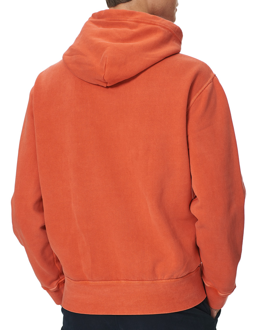 Herre | Gensere | Polo Ralph Lauren | Garment Dyed Fleece Hoodie College Orange