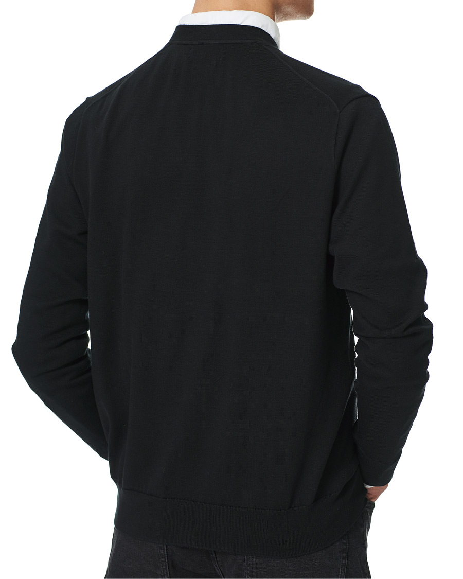 Herre | Gensere | Polo Ralph Lauren | Pima Cotton Cardigan Polo Black