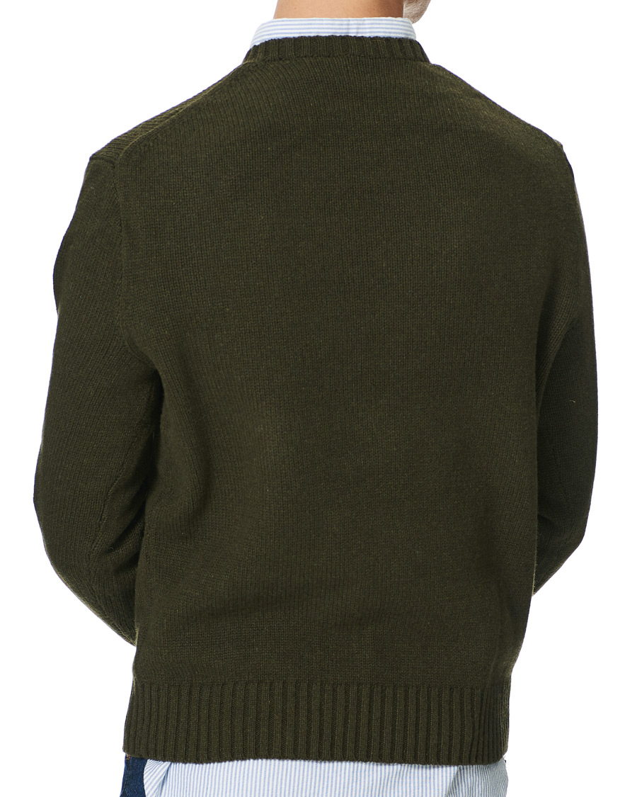 Herre | Gensere | Polo Ralph Lauren | Wool Knitted Bear Sweater Olive