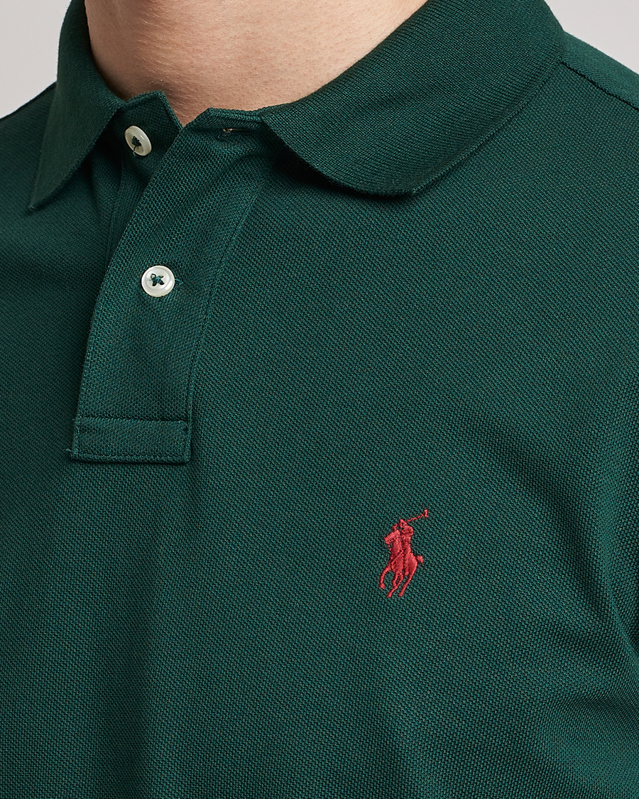 Herre | Pikéer | Polo Ralph Lauren | Custom Slim Fit Polo College Green