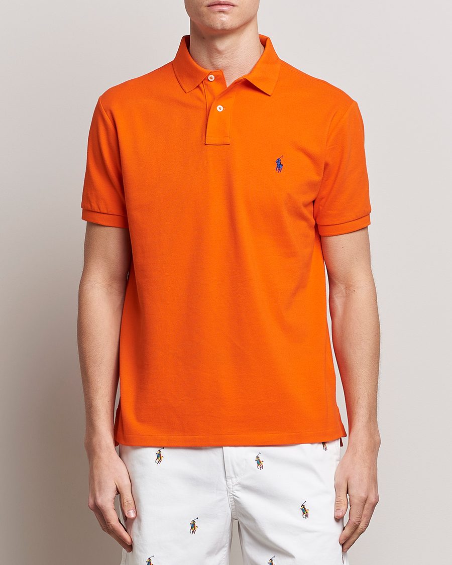 Herre | | Polo Ralph Lauren | Custom Slim Fit Polo Sailing Orange