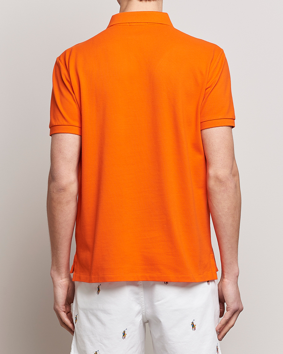 Herre | Pikéer | Polo Ralph Lauren | Custom Slim Fit Polo Sailing Orange