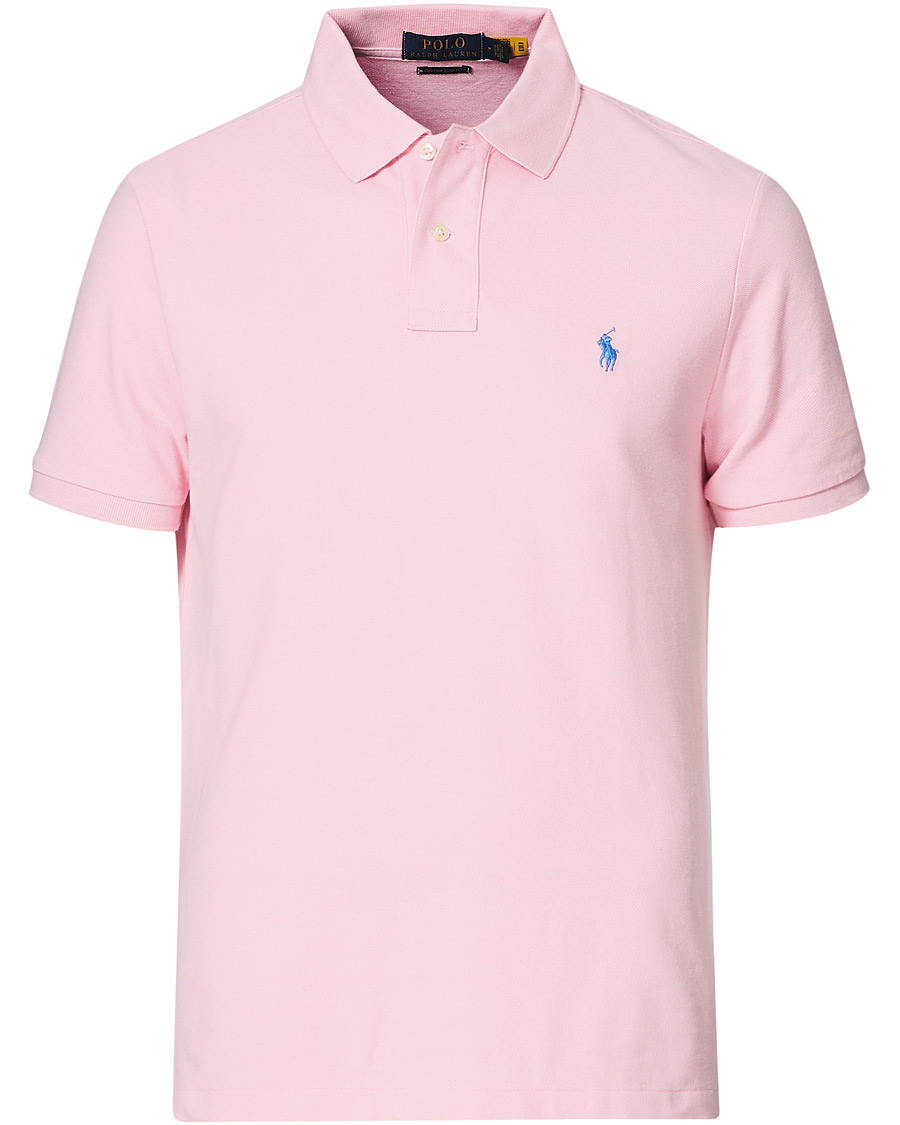 Herre | Pikéer | Polo Ralph Lauren | Custom Slim Fit Polo Carmel Pink