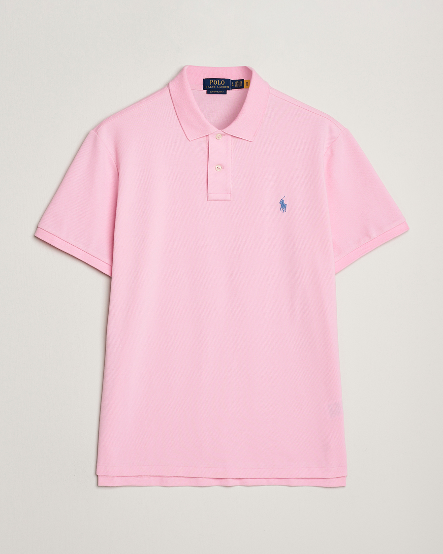 Herre | Pikéer | Polo Ralph Lauren | Custom Slim Fit Polo Carmel Pink