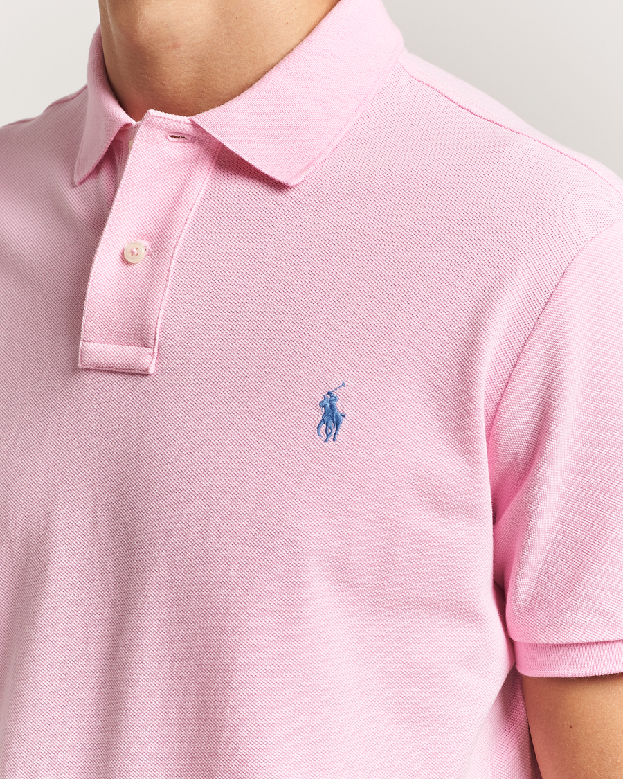 Herre | Pikéer | Polo Ralph Lauren | Custom Slim Fit Polo Carmel Pink