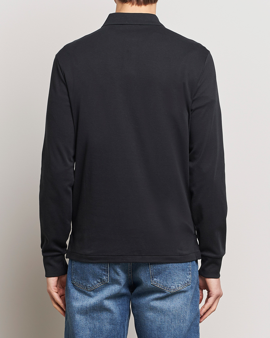 Herre | Gensere | Polo Ralph Lauren | Luxury Pima Cotton Long Sleeve Polo Black