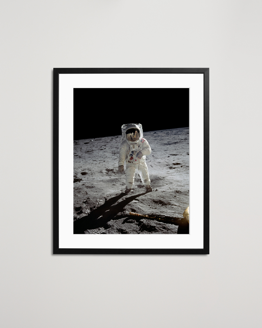 Herre | Bilder | Sonic Editions | Framed Buzz Aldrin On The Moon 