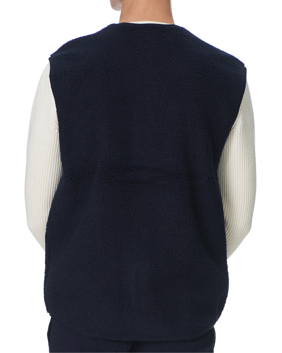 Herre | Gensere | Samsøe Samsøe | Samsøe & Samsøe Frederik Recycled Fleece Vest Sky Captain