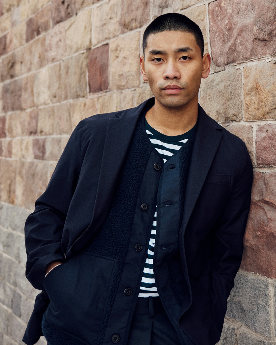 Herre | Gensere | Samsøe Samsøe | Samsøe & Samsøe Frederik Recycled Fleece Vest Sky Captain
