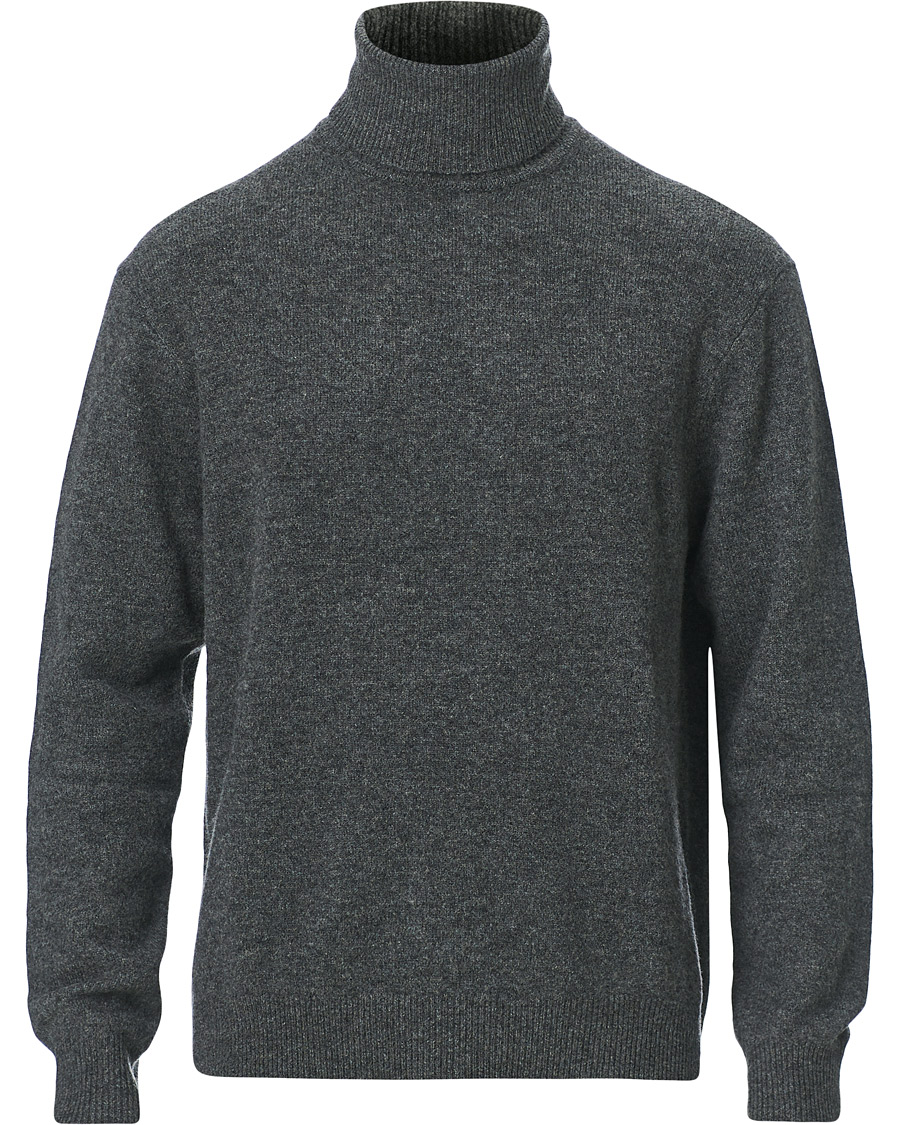 Herre | Gensere | Samsøe Samsøe | Samsøe & Samsøe Viktor Knitted Wool Rollneck Grey Mel