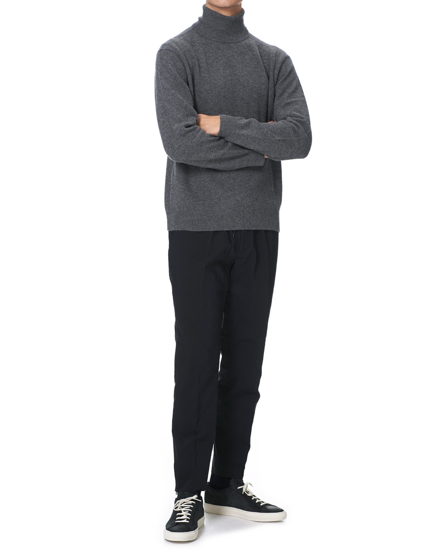 Herre | Gensere | Samsøe Samsøe | Samsøe & Samsøe Viktor Knitted Wool Rollneck Grey Mel