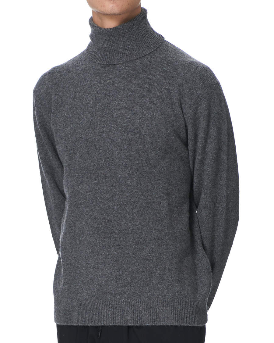 Herre | Gensere | Samsøe Samsøe | Samsøe & Samsøe Viktor Knitted Wool Rollneck Grey Mel