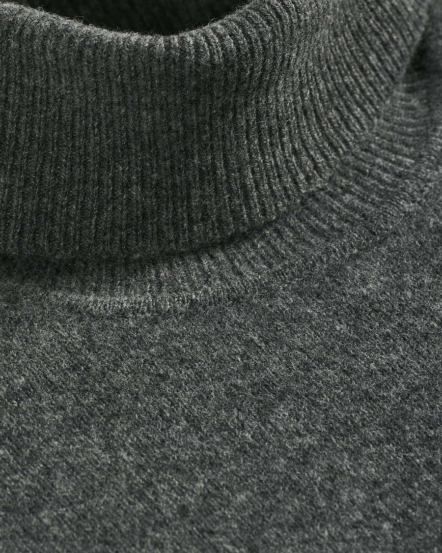 Herre | Gensere | Samsøe Samsøe | Samsøe & Samsøe Viktor Knitted Wool Rollneck Grey Mel