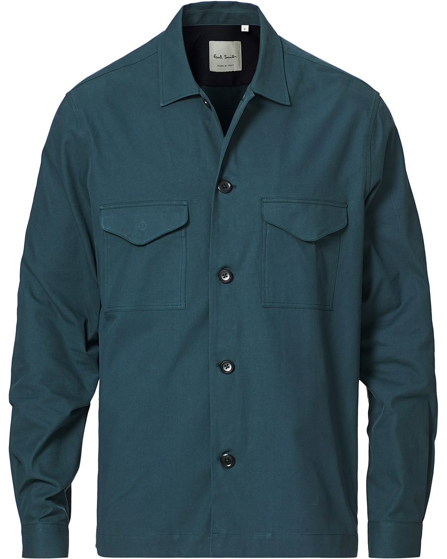 Herre | Skjorter | Paul Smith | Organic Cotton Overshirt Green