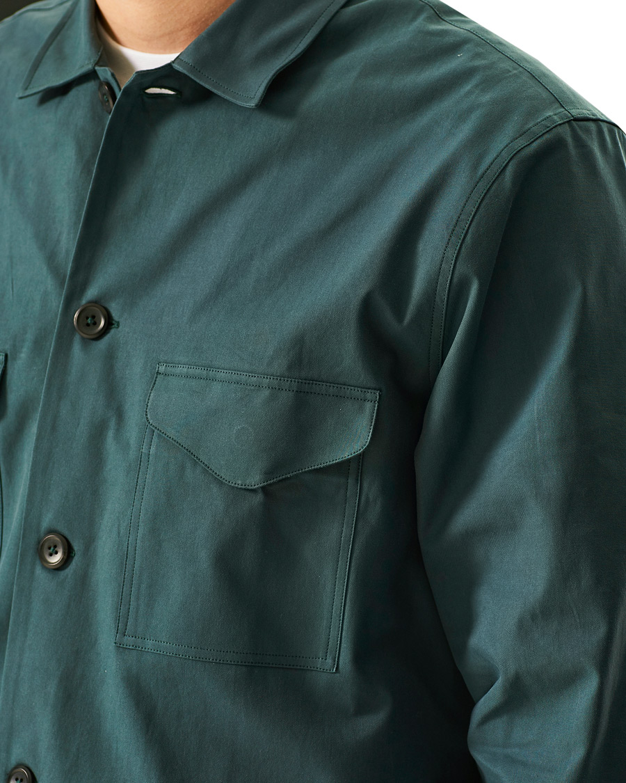 Herre | Skjorter | Paul Smith | Organic Cotton Overshirt Green