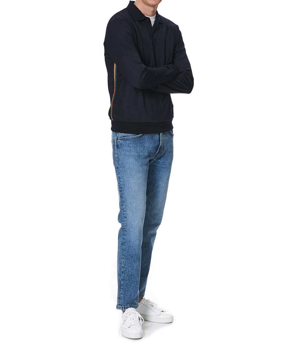Herre | Gensere | Paul Smith | Taped Seam Polo Shirt Blues