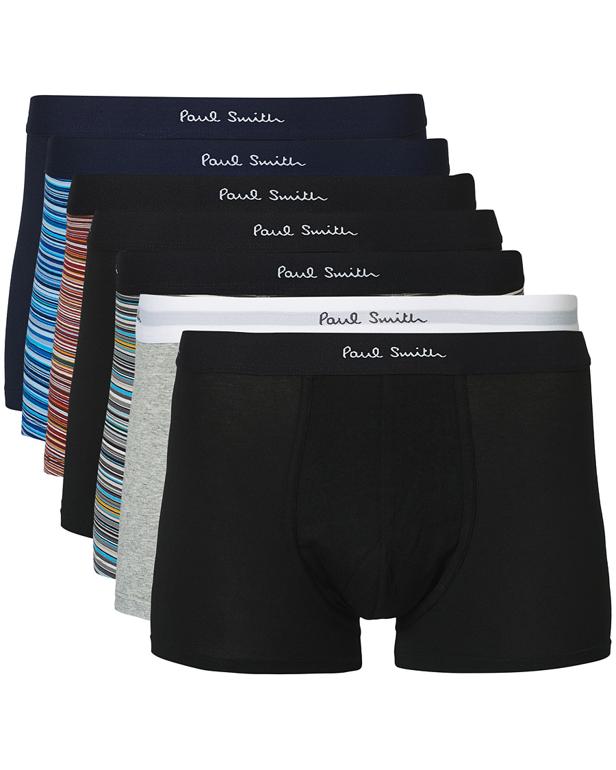 Herre | Undertøy | Paul Smith | 7-Pack Trunk Stripe/Black