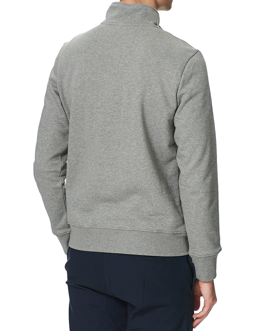 Herre | Gensere | PS Paul Smith | Regular Fit Zebra Half Zip Sweatshirt Grey Melange